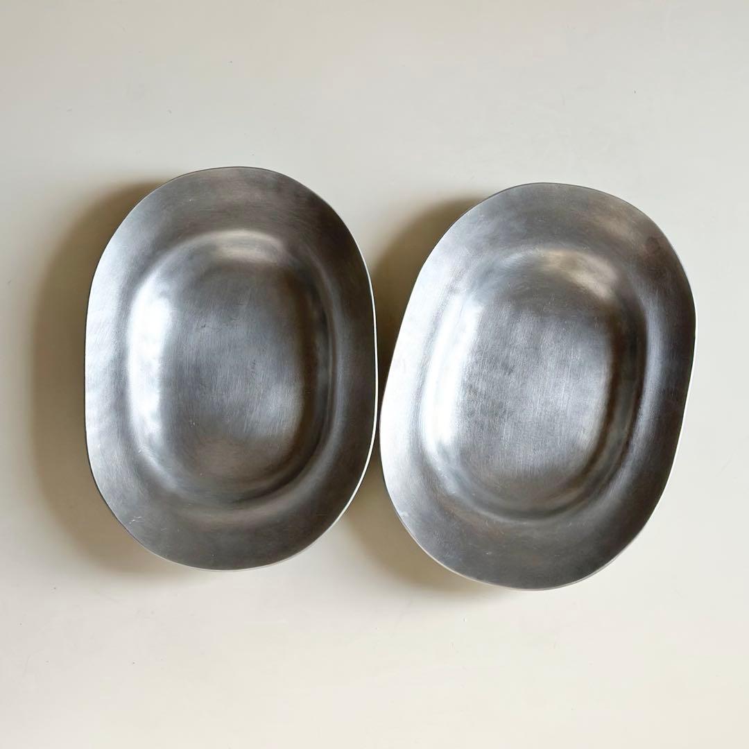 【2枚組】 永島義教 アルミオーバルプレートM