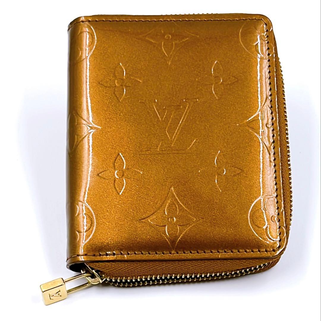 LOUIS VUITTON ルイヴィトン ヴェルニ ブルーム ラウンドジップ