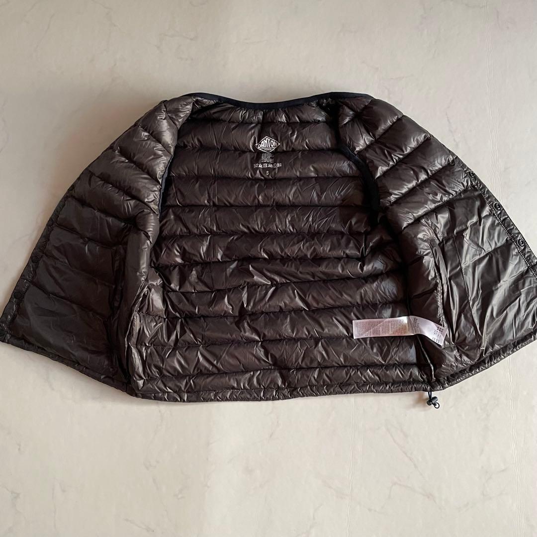 DANTON ダントン　ダウンベスト　Sサイズ　ネイビー