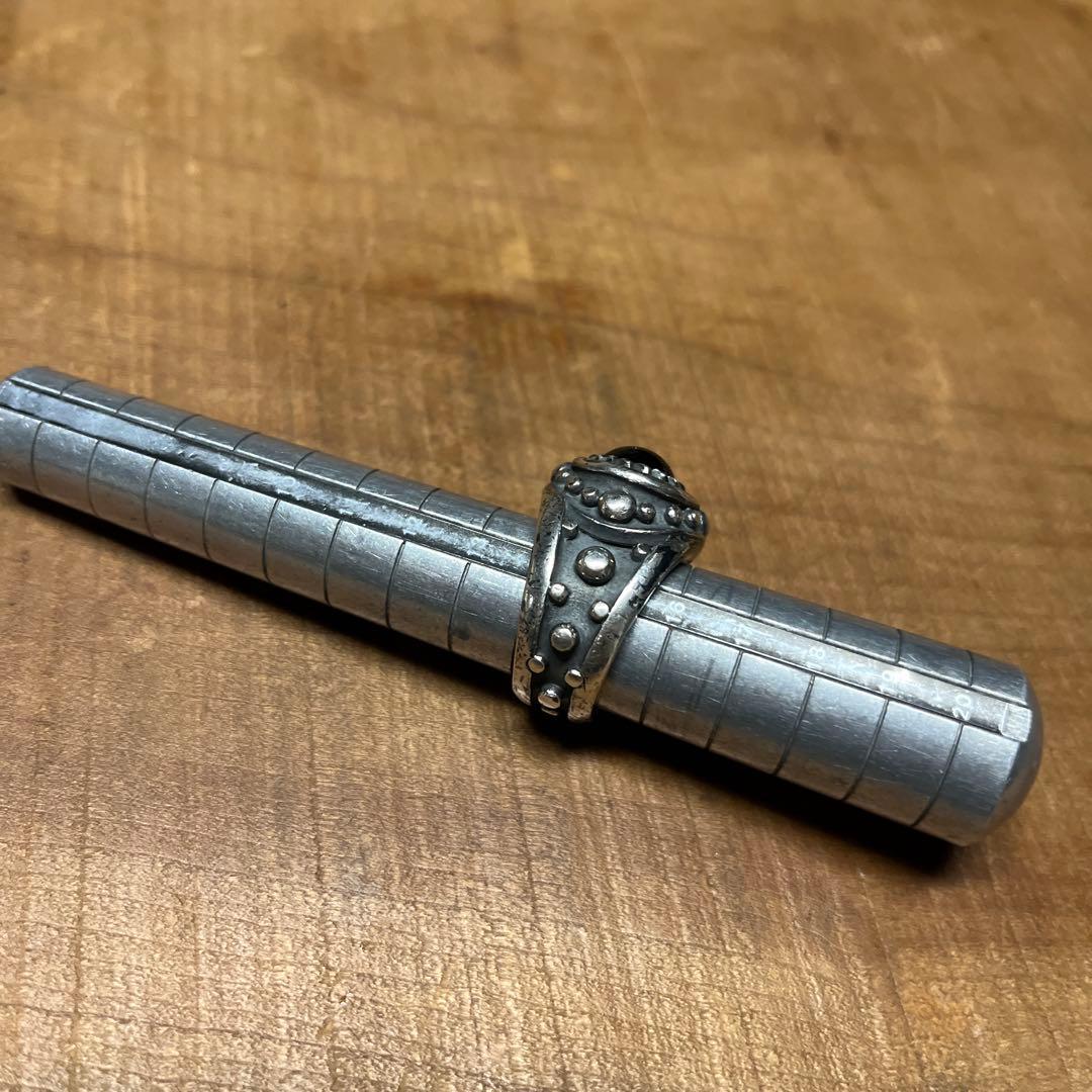 【貴重 名作】CELT&COBRA ケルトアンドコブラ オニキス リング約15号
