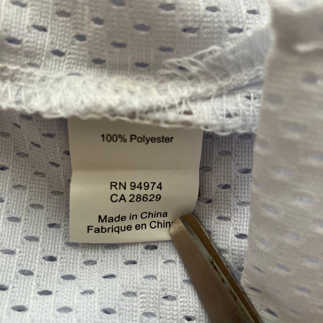 未使用並　ステューシー　メッシュ　タンクトップ　ゲームシャツ　デカロゴ　XL