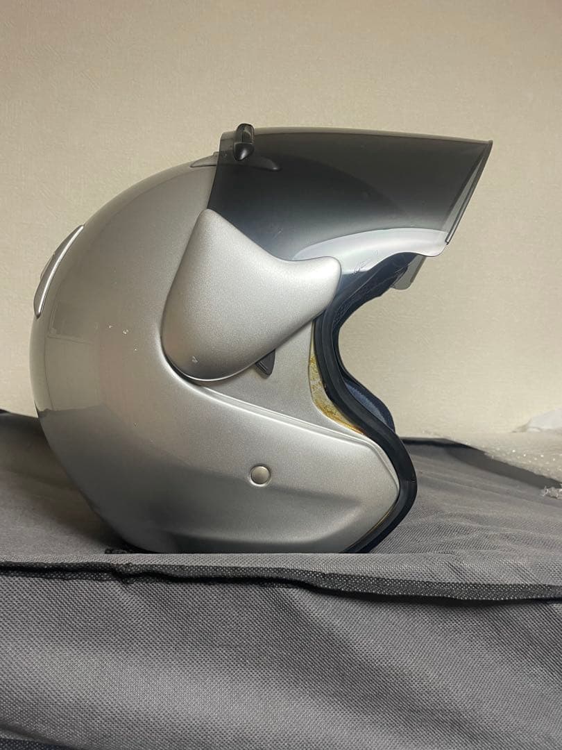SZ シルバー ジェットヘルメット