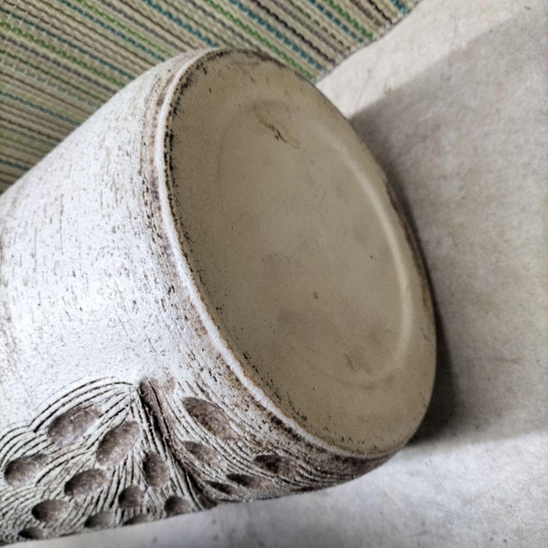 ふくろう　陶器製傘立て　48cm