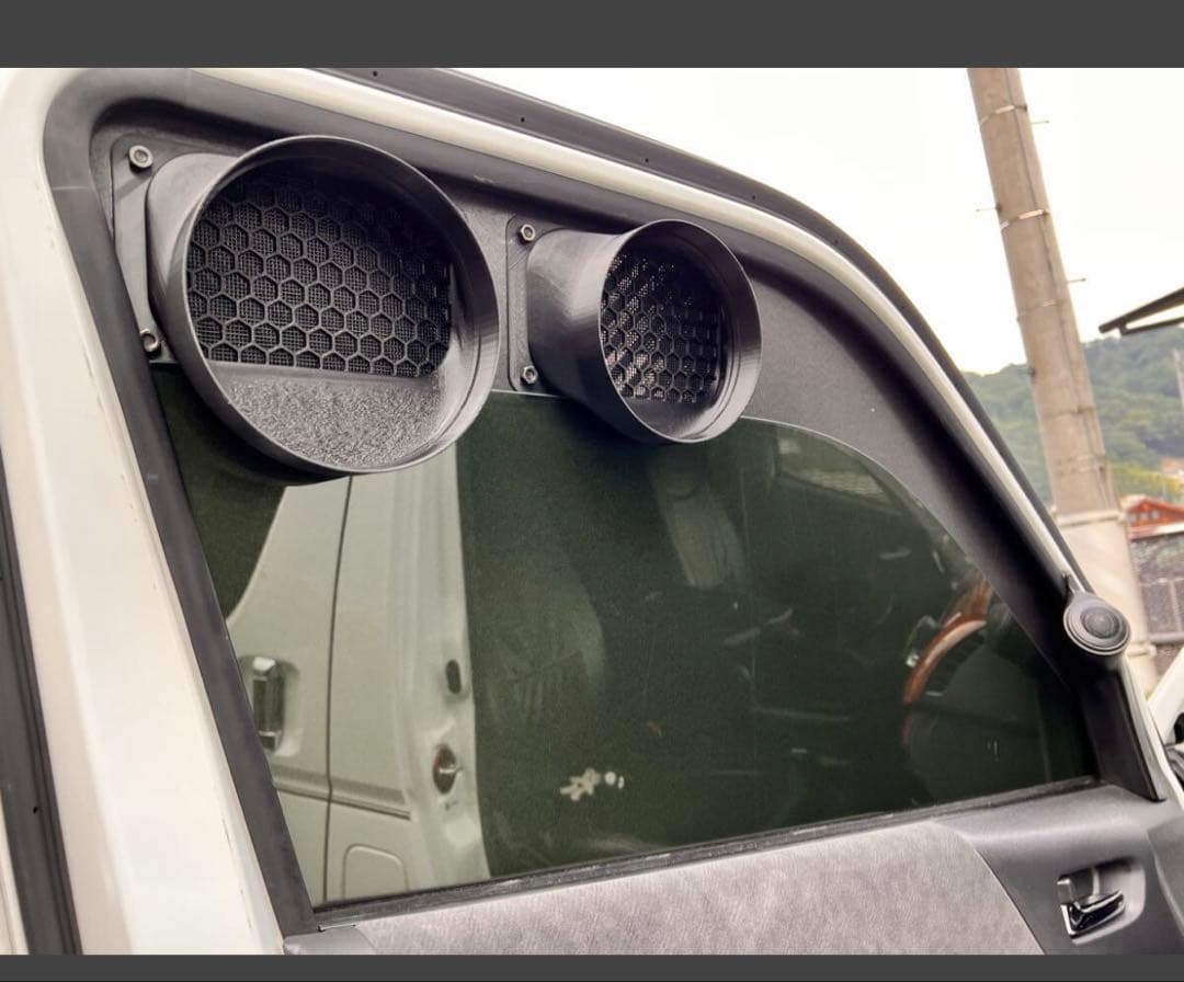 ハイエース用 エコフロー ウェイブ2 . 3 吸換気ダクト 組立済み