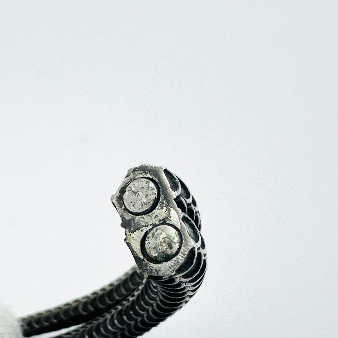 GUCCI ガーデンスネーク　シルバー　バングル　Ag925 ブレスレット　ヘビ