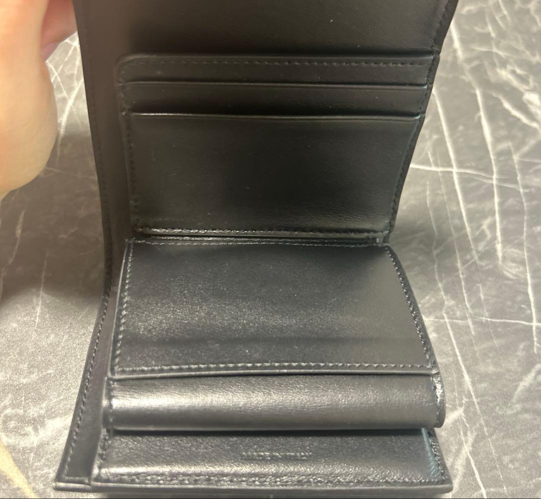 CELINE トリオンフ コンパクトウォレット ブラック 三つ折り財布