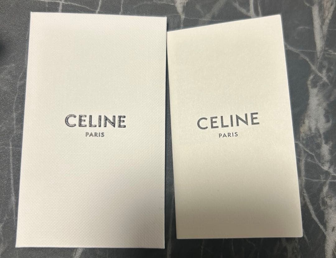 CELINE トリオンフ コンパクトウォレット ブラック 三つ折り財布