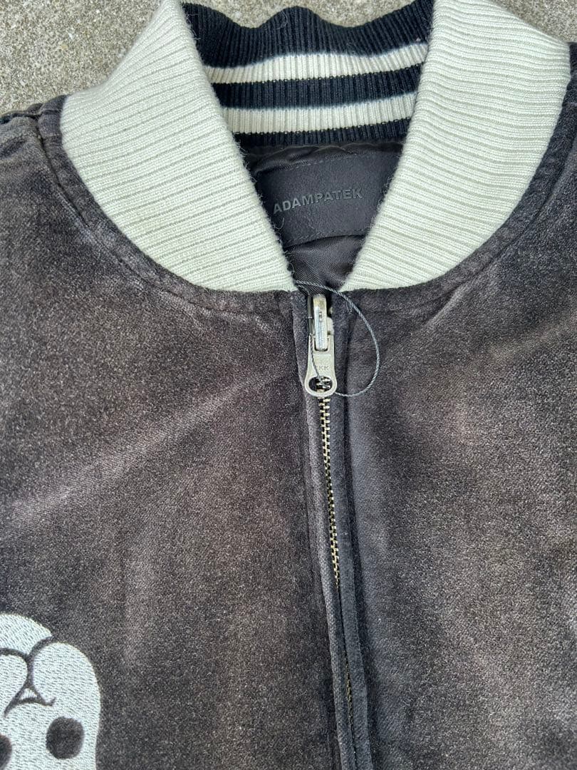 本日限定！L別珍スカジャンスーベニアジャケット両面アダムパテック