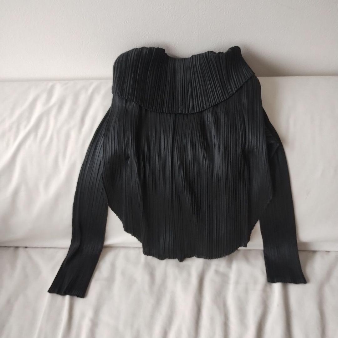 PLEATSPLEASE プリーツボレロ　黒　サイズ5