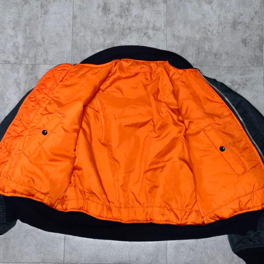 80s USA製 ALPHA MA-1 MIL-J-82790J IDEAL M