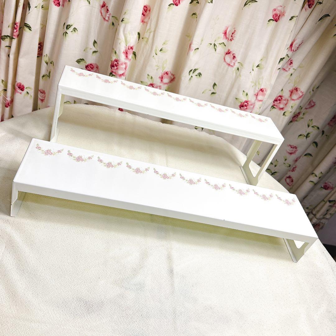 超レア❣️未使用イマン ピュアローズ ガスコンロ奥ラック imane ホーロー