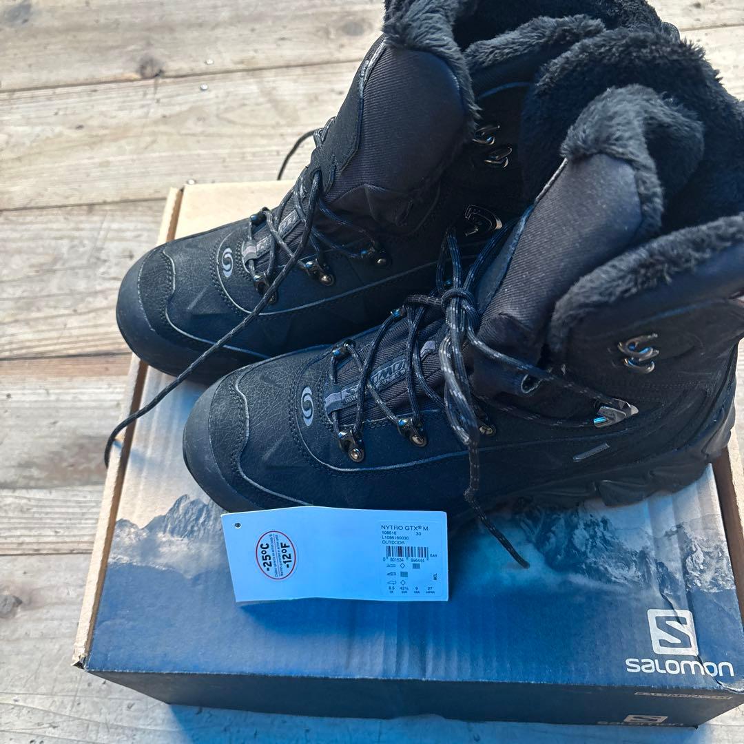 Salomon ブラック スノーボードブーツ