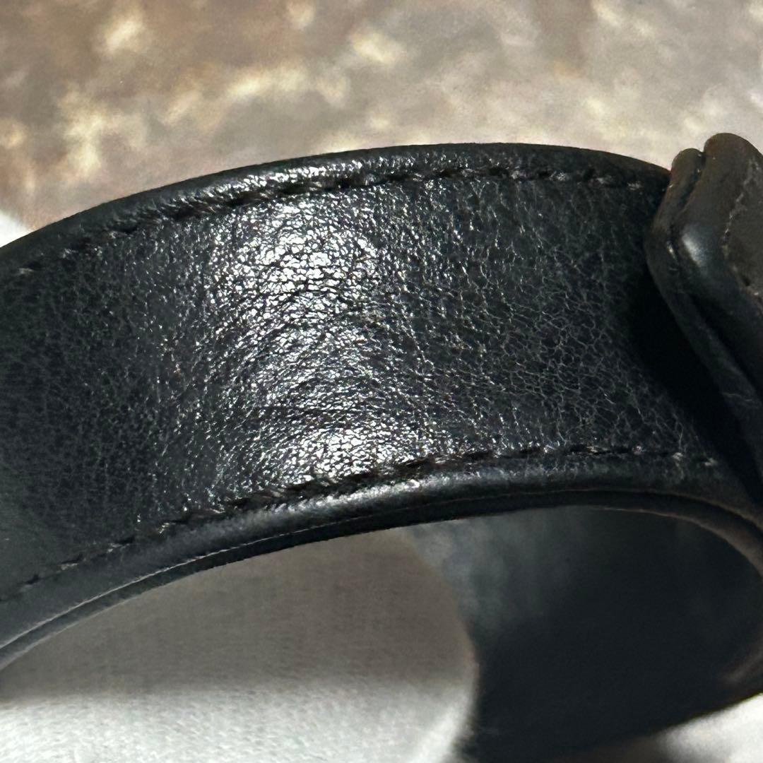 【正規品】クロムハーツ レザー　ブレス　ローリングストーンズ リップアンドタン