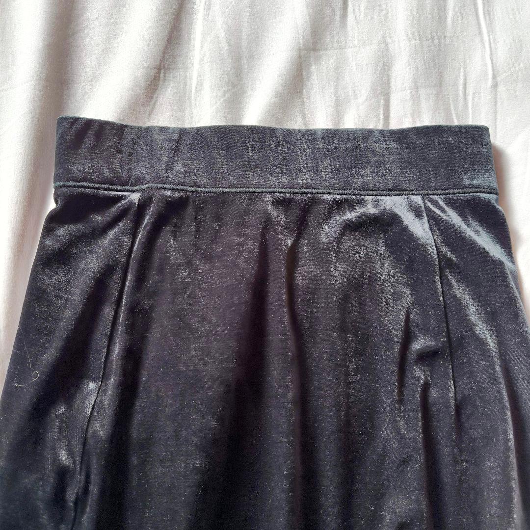 【美品】BACCA inner piece ベロアジャージー ロングスカート
