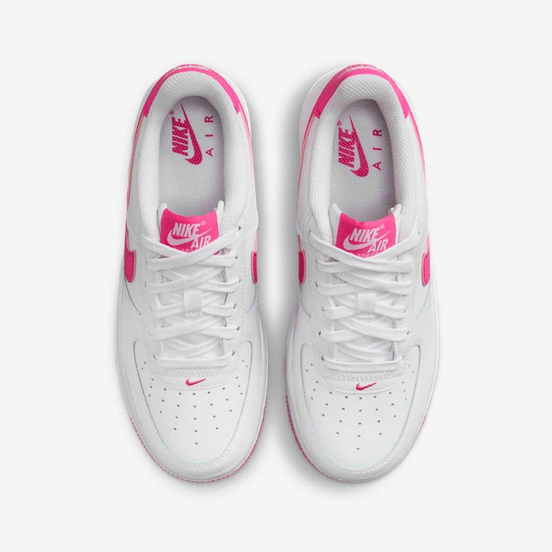 【新品23cm】NIKE エアフォース１GS ホワイト/ピンク