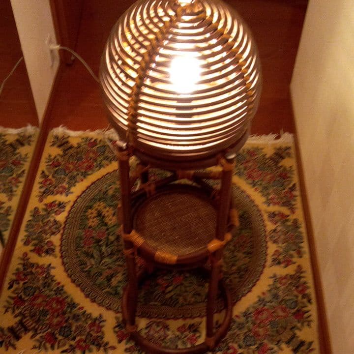 籘スタンドライト・飾り台