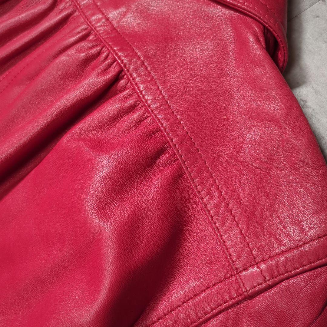 【80~90s】 Valentino Garavani LeatherCoat