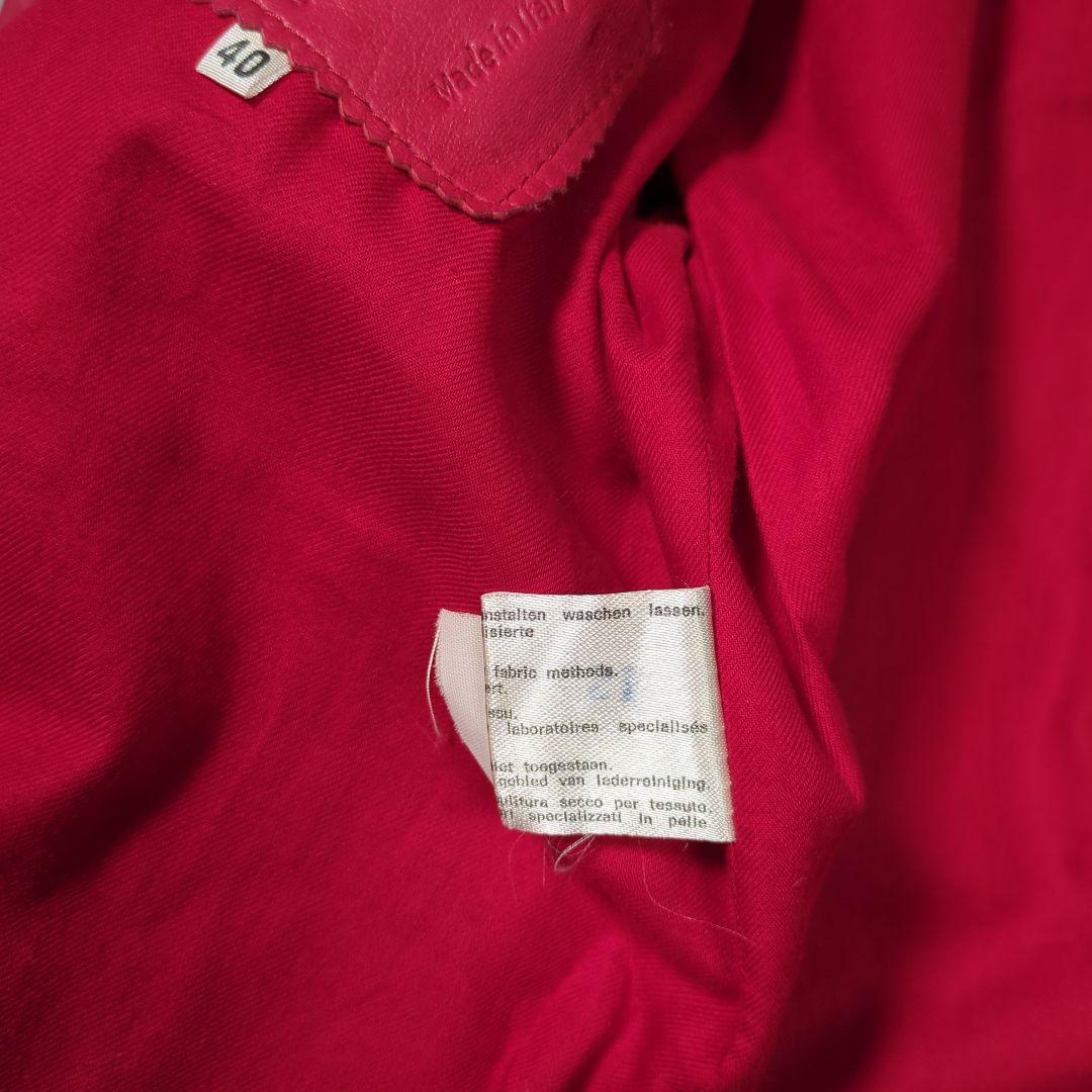 【80~90s】 Valentino Garavani LeatherCoat