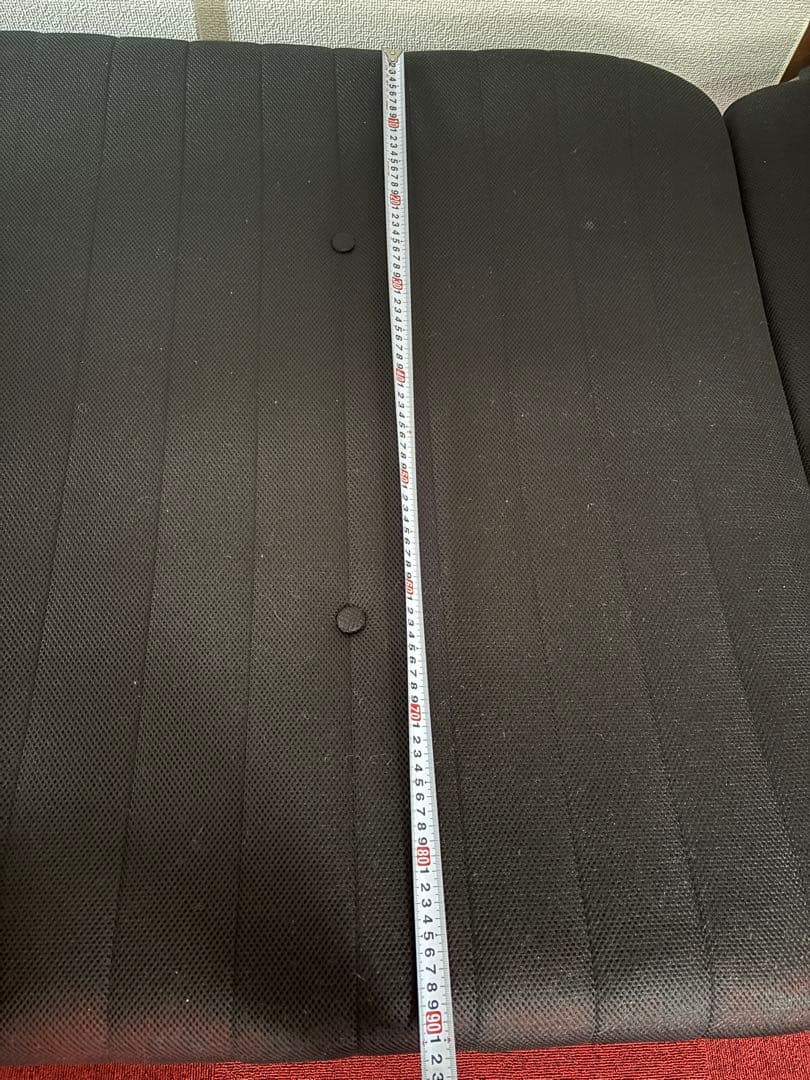 (引き取りの方歓迎　奈良市)折りたたみベッド　簡易ベッド　黒　一人暮らし