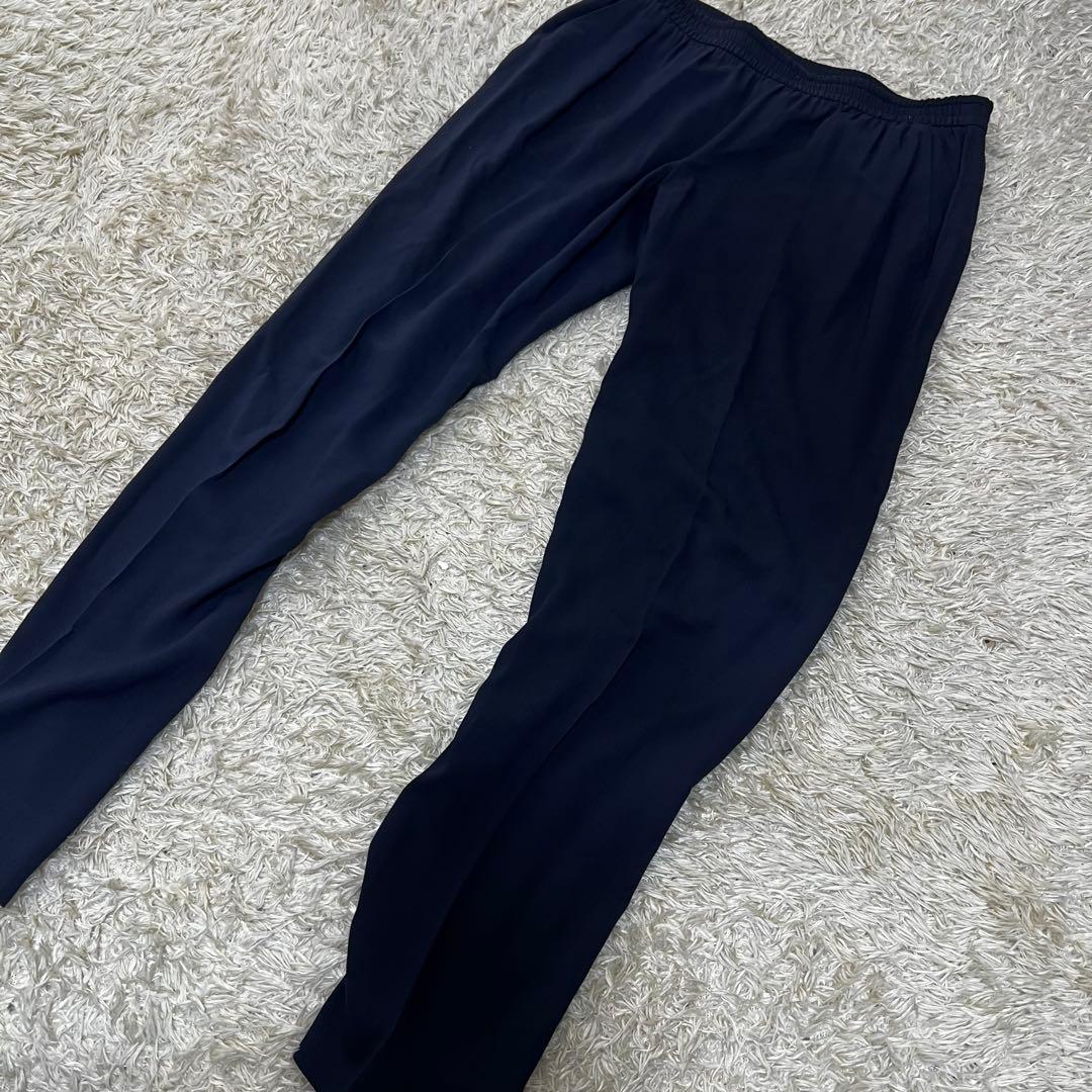 Theory セオリー ノーカラースーツ ネイビー サイズ2