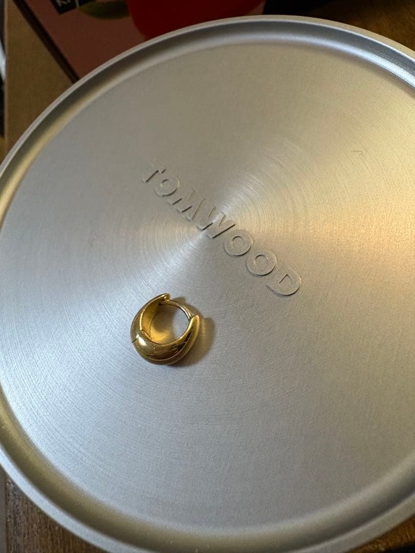 TOM WOOD フープピアス　ゴールド　片耳用