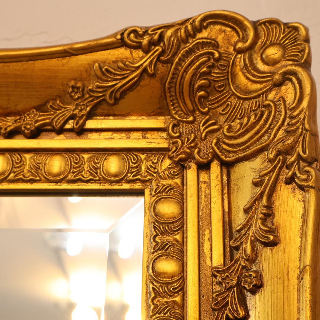 アンティーク調 ウォールミラー 全身鏡 ヴィンテージ エレガント クラシカル