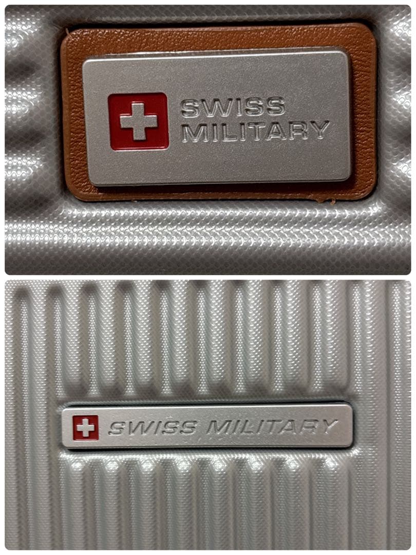 スイスミリタリー 20インチ スーツケース キャリーケース シルバー 機内持込み