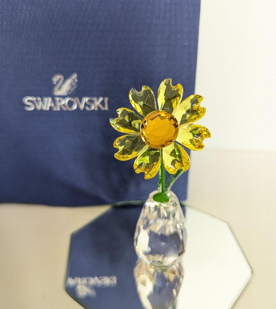スワロフスキー　「サンフラワー」 置物　ひまわり