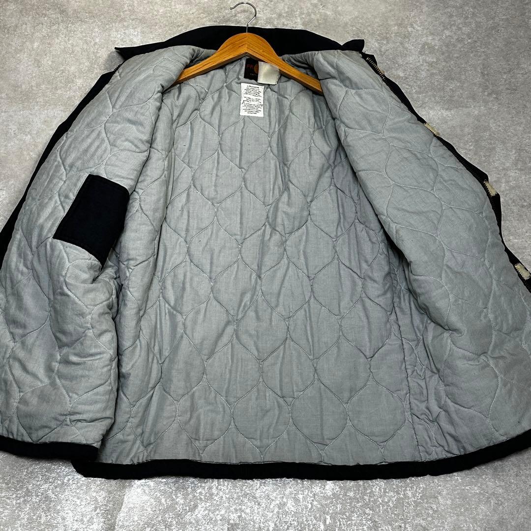 カーハート　FR ダック トラディショナルジャケット　フェード ネイビー XL位