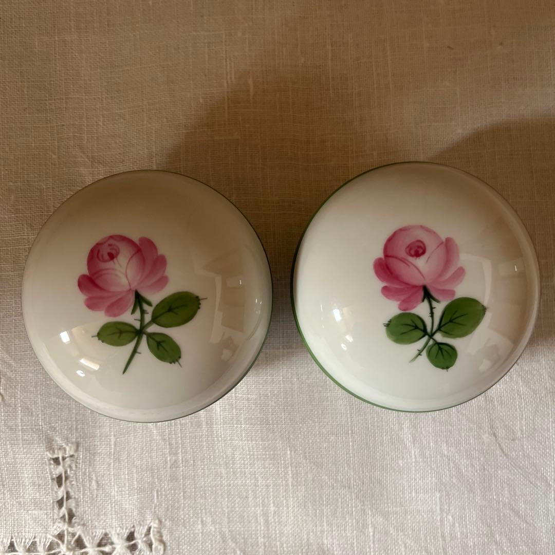 アウガルテン　Augarten 蓋付き小物入れ 2個セット　オウガルテン