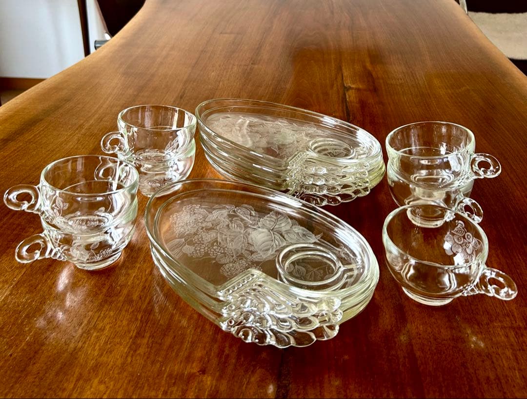 ヘーゼルアトラス社スナックセット・7セットビンテージ品