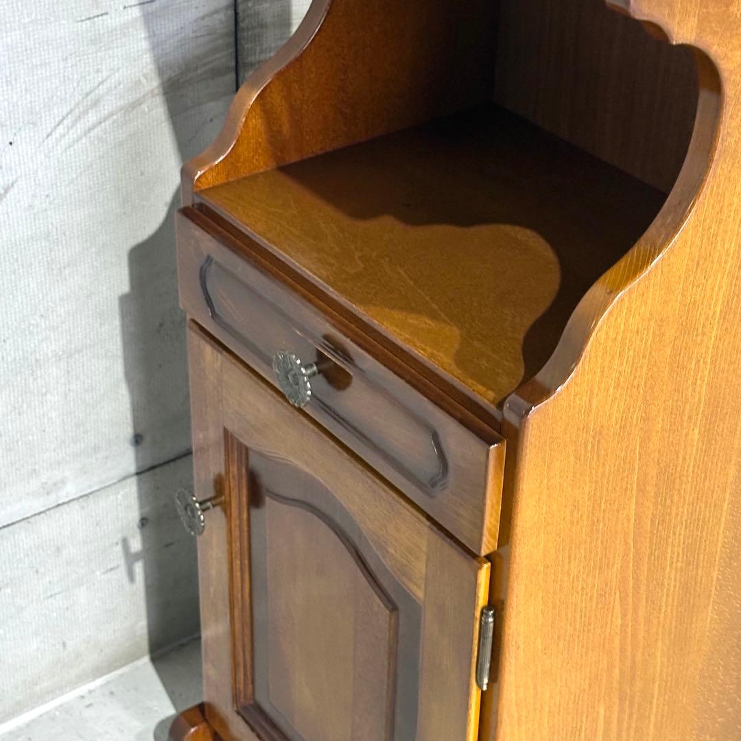 ✦昭和レトロ✦カリモク 電話台｜キャビネット 喫茶店・店舗什器 karimoku