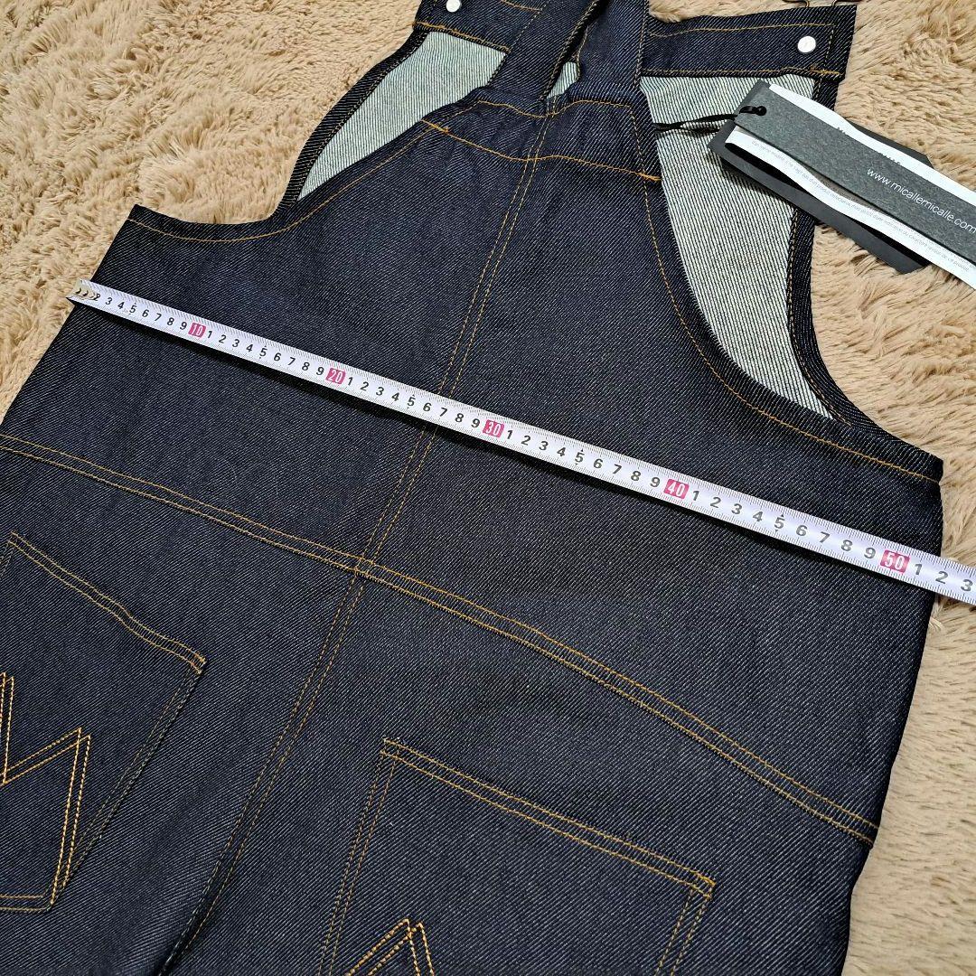 [新品]MICALLE MICALLE ミカーレミカーレ デニムサロペットワイド