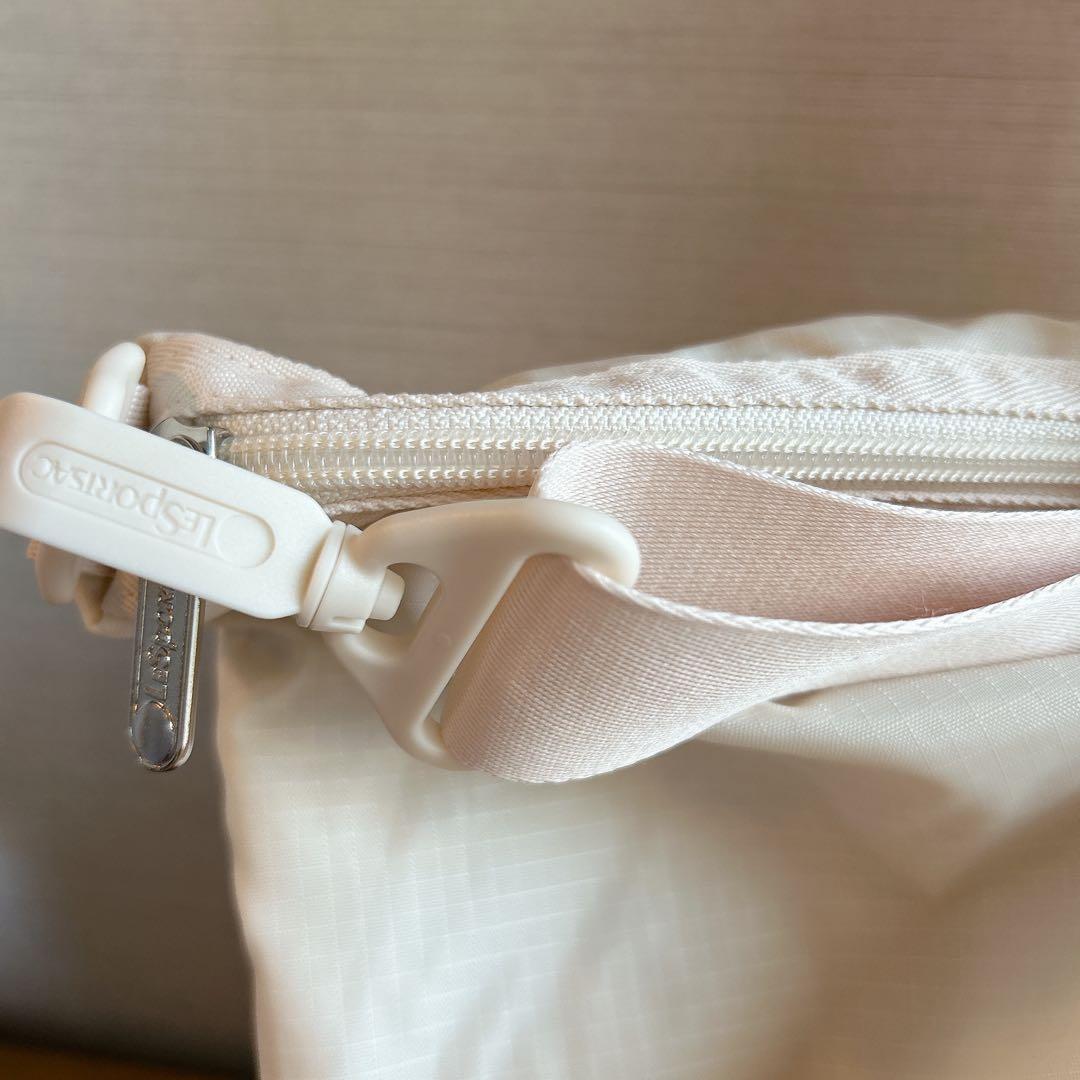 新品未使用★レスポートサック ボストンバッグ ジムバッグ レッスン 旅行 白