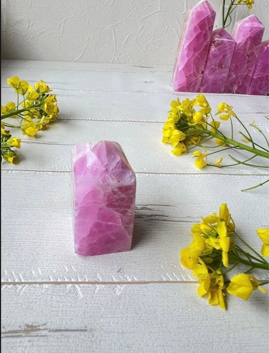 ピンクアラゴナイト　天然石　パワーストーン　希少　レア　美品　スピリチュアル