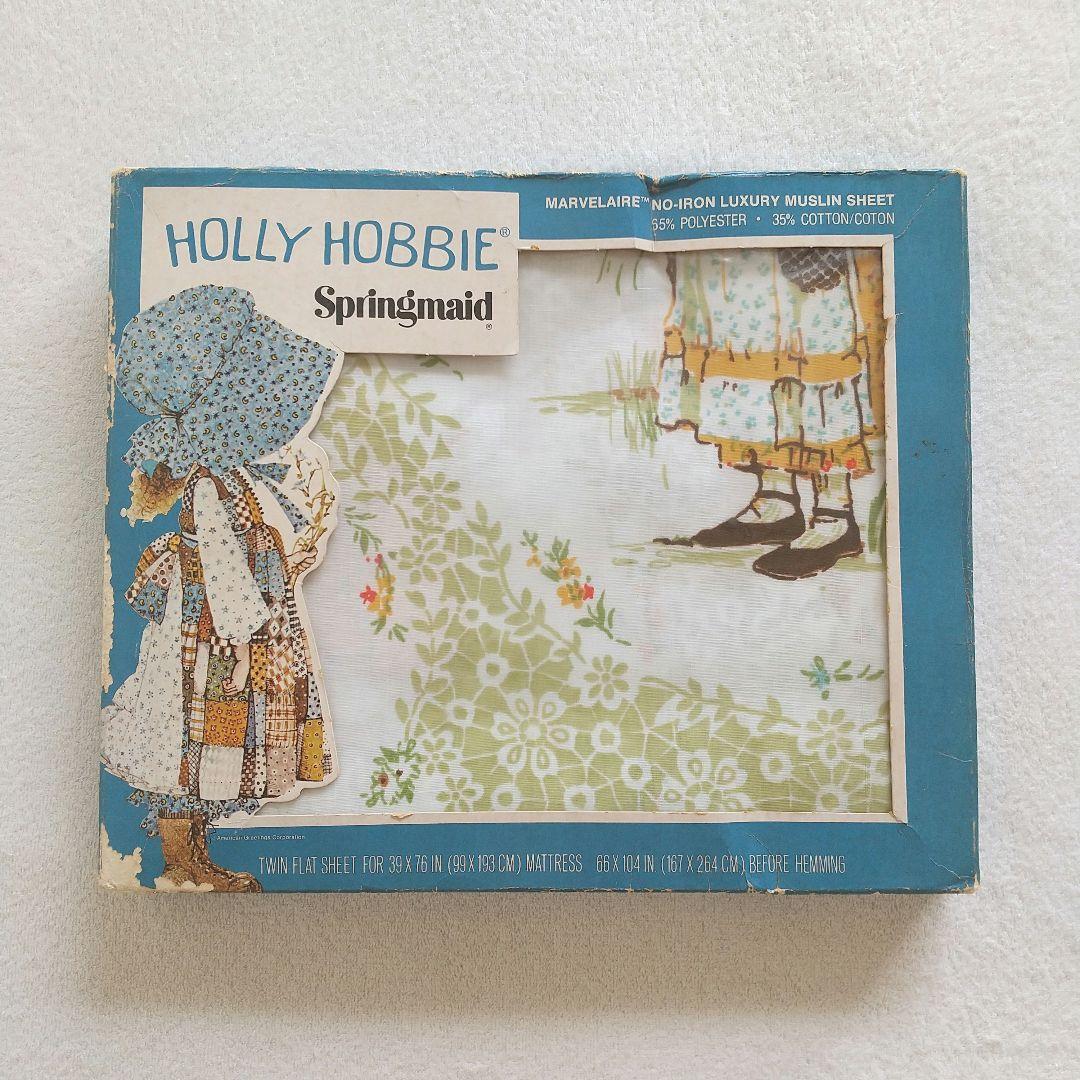HOLLY HOBBIE ホリーホビー フラットシーツ 生地　ベッドカバー
