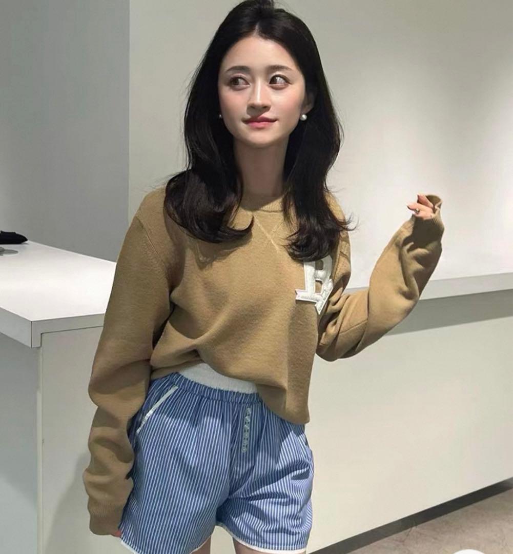 Bibiy B CLUB KNIT ベージュ