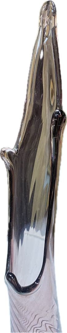 【琉球ガラス】　フラワースタンド　置物　花瓶 吹きガラス ガラス花瓶　インテリア