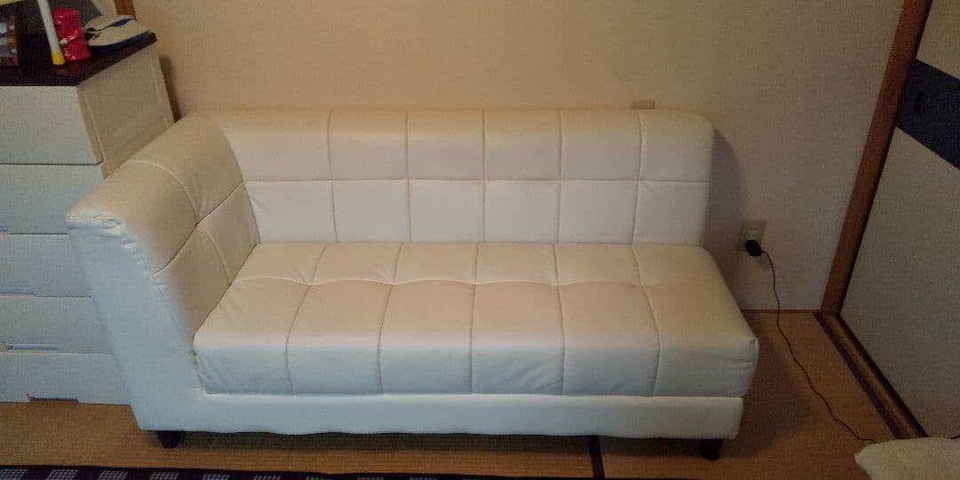 ニトリコーナーソファー ホワイト