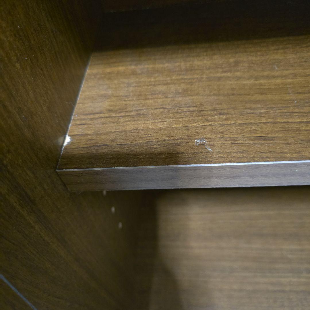 手渡し可能ディズニーベルメゾンミッキー木製ガラス扉付き収納ラック