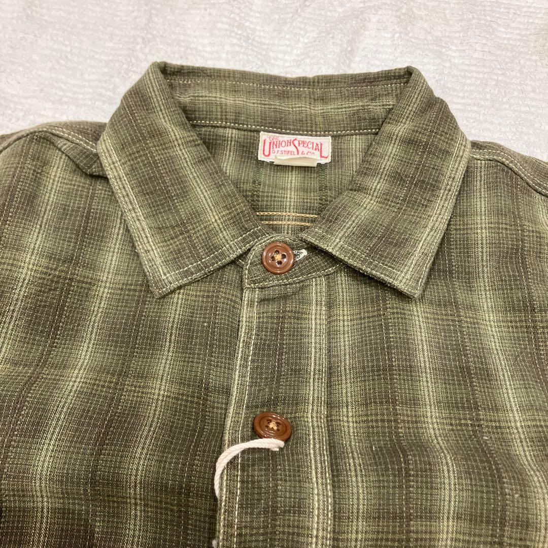新品 ￼フリーホイーラーズ 長袖シャツ 16 グリーンチェックウエアハウス