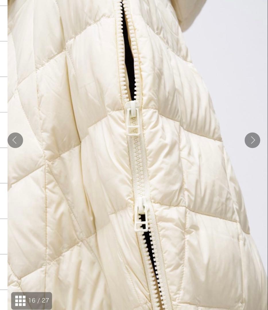 YUI新品タグ付　TAION 【洗える】シティ　ダウンケープ　今季完売品