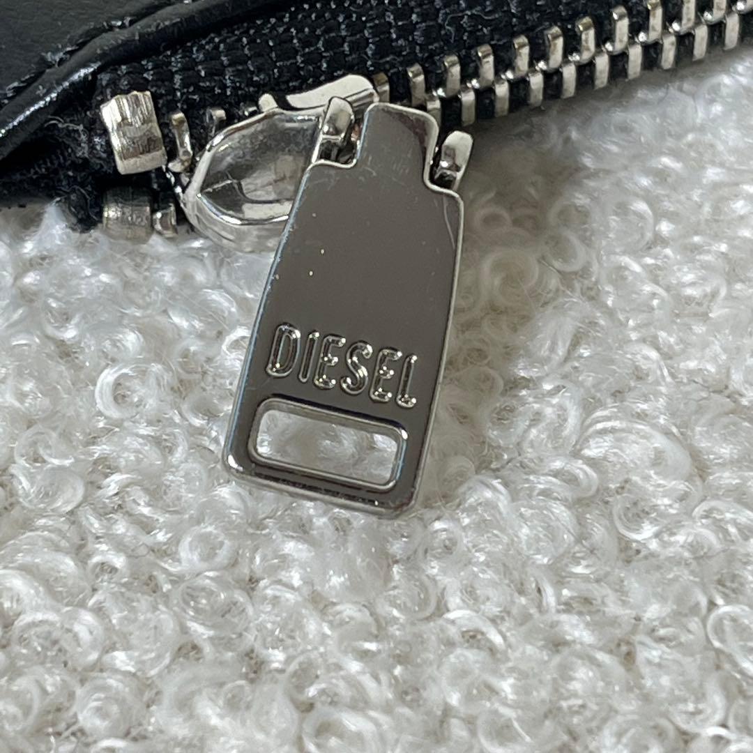 美品　DIESEL レザー　現行　ケース　カードケース　ミニウォレット