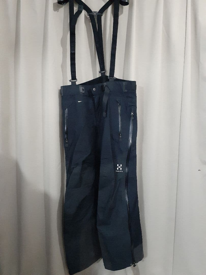 ホグロフス HAGLOFS GORETEX PRO ビブパンツ 黒