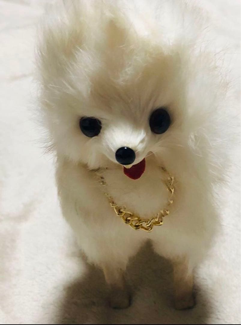 昭和レトロ　犬　ラビットファー　リアファー スピッツ　ポメラニアン　ぬいぐるみ