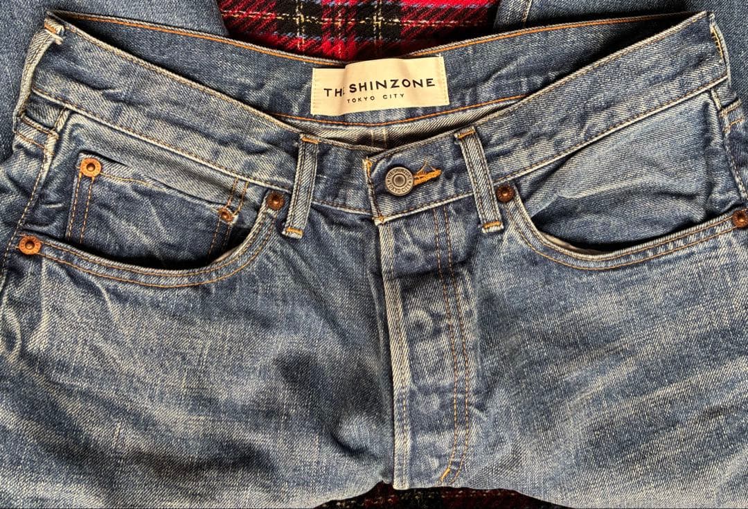 シンゾーンTHE SHINZONE BAGGY JEANS バギーデニム36