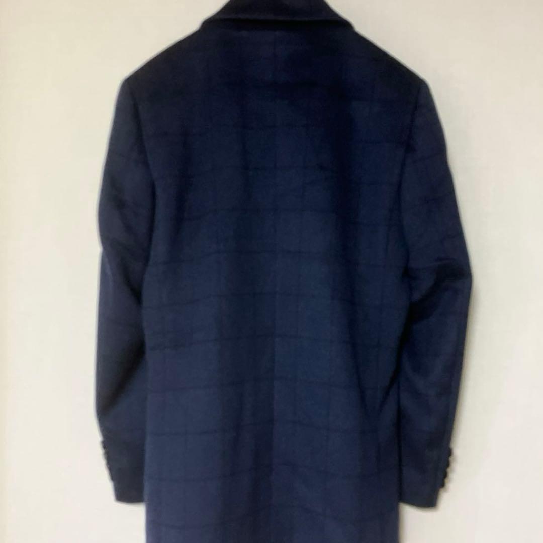 【新品】ROBERT CAVANI カシミア100％ チェスターコート M 紺