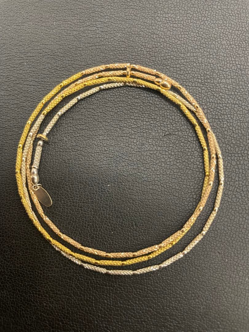 k18 イエローゴールド　ピンクゴールド　ホワイトゴールド　ブレスレット