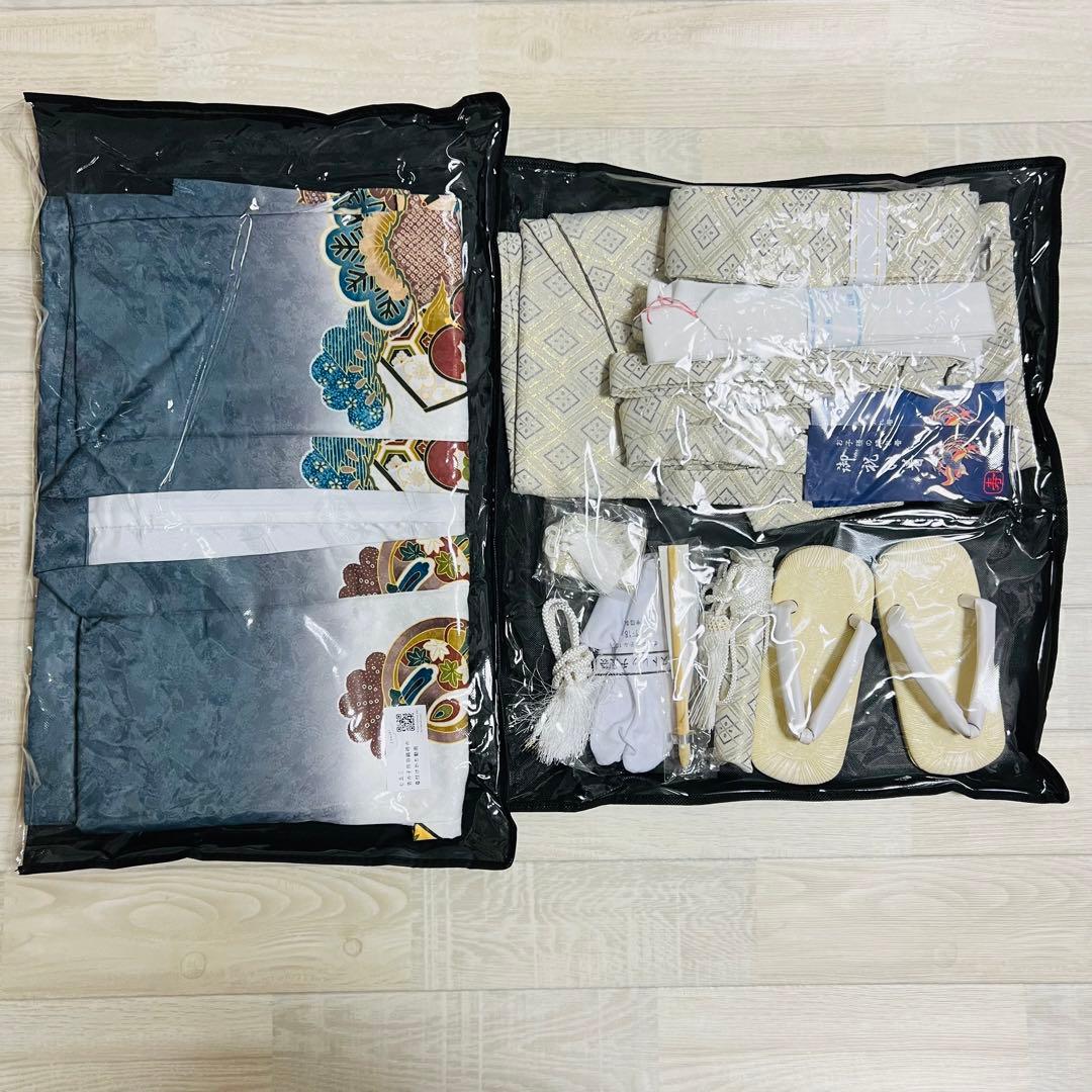 【超美品】七五三 五歳 男の子 着物フルセット 京越キョウエツ