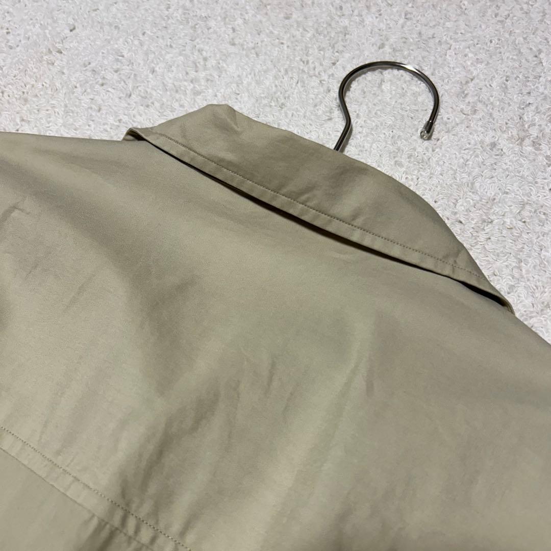 オーラリー AURALEE ビッグシャツ ウォッシュドフィンクスツイルシャツ　L